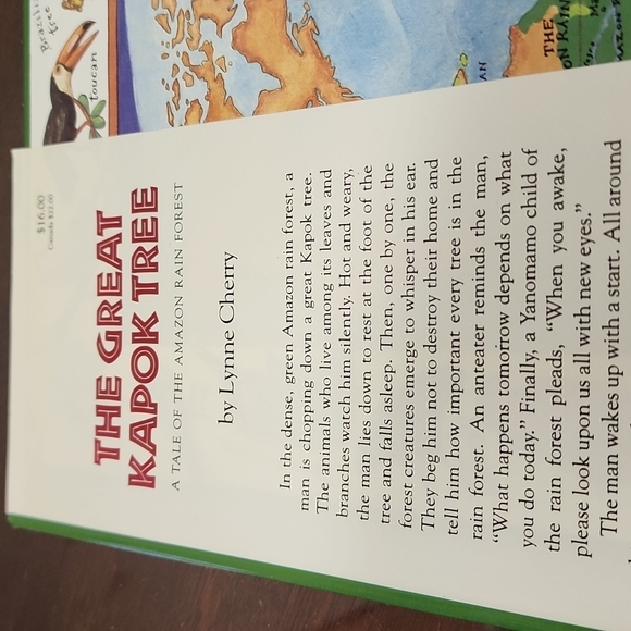 The great kapok tree a tale of the amazin rain forest kids book - Picture 3 of 7